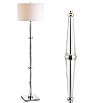 Francine 60" Crystal LED Floor Lamp - JONATHAN Y